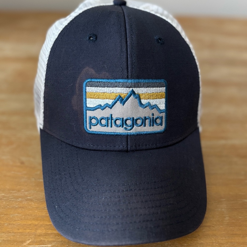 Patagonia Shop Sticker Patch LoPro Trucker Cap one size